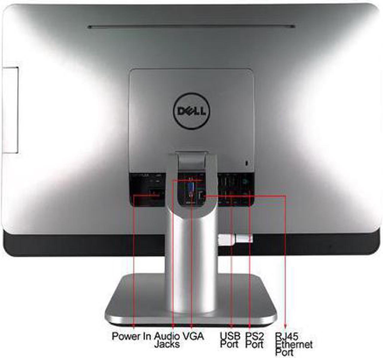 Alt view image 7 of 7 - DELL Grade A All-in-One OptiPlex 9020 23" FHD 1920x1080 AIO Computer - Intel Core i5-4570S Quad Core (upto 3.60GHz), 8GB RAM, 256GB SSD, WebCam, DVDRW, Windows 10 Pro 64-Bit, USB Keyboard & Mouse