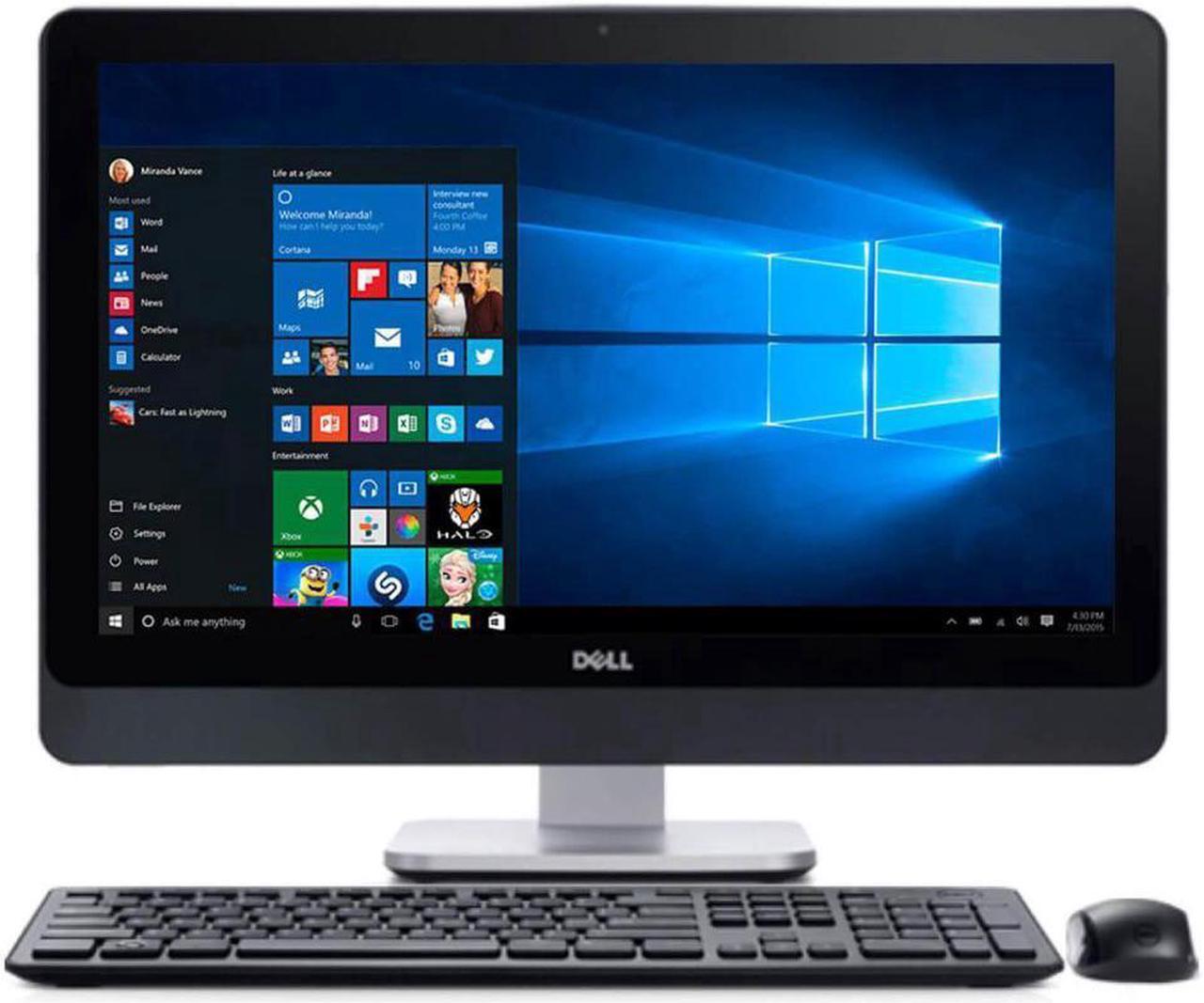 Main image of DELL Grade A All-in-One OptiPlex 9020 23" FHD 1920x1080 AIO Computer - Intel Core i5-4570S Quad Core (upto 3.60GHz), 8GB RAM, 256GB SSD, WebCam, DVDRW, Windows 10 Pro 64-Bit, USB Keyboard & Mouse