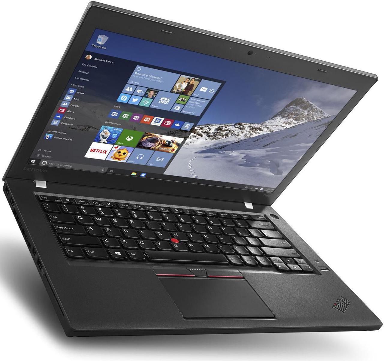 Lenovo Grade A ThinkPad T460 Laptop - Intel Core i5 6th Gen 6200U (2.30 GHz) 16GB Memory NEW 480GB SSD 14.0" WebCam Windows 10 Pro 64-Bit