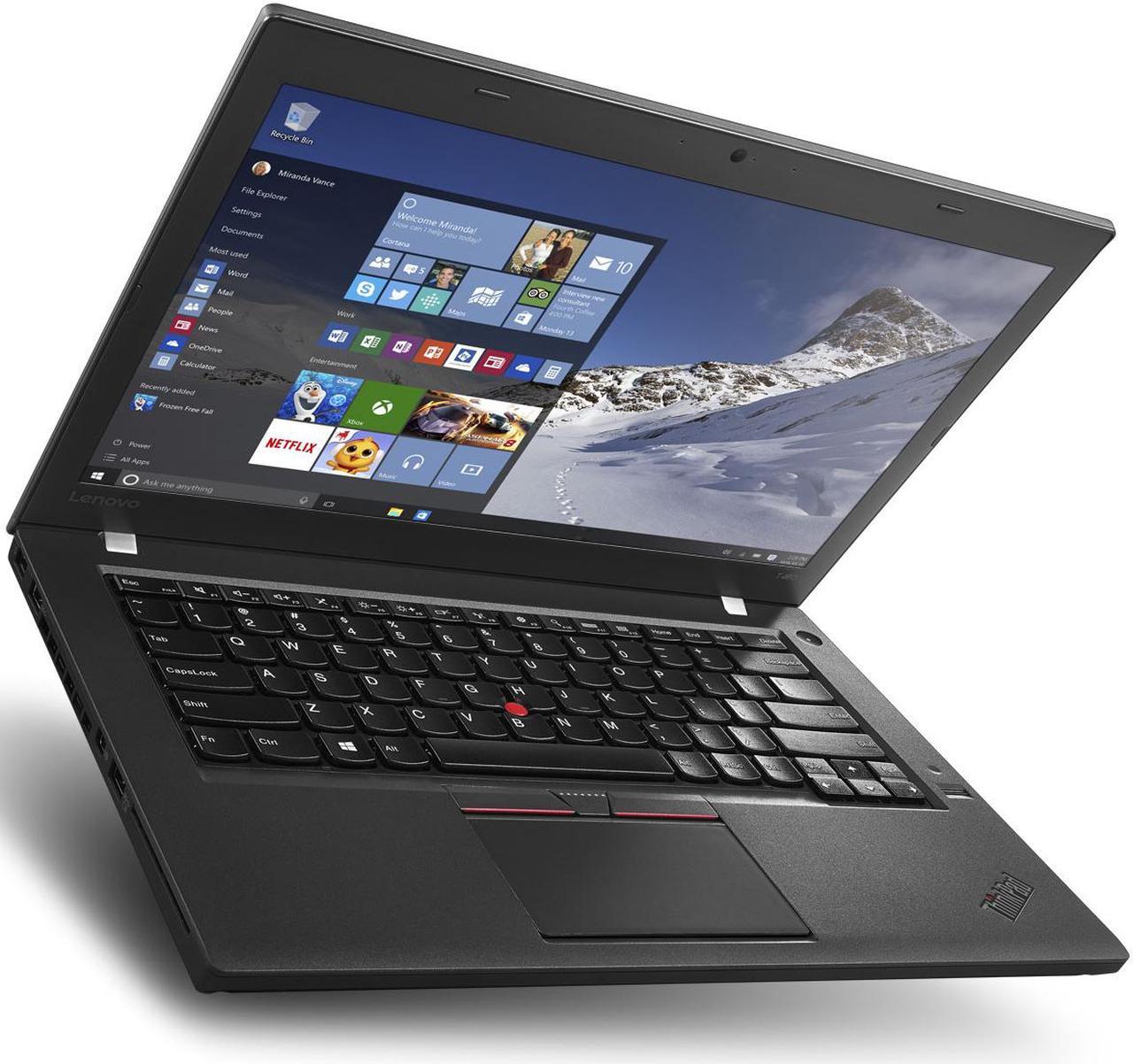 Lenovo ThinkPad T460 14" HD Laptop - Intel Core i5-6200u (Upto 2.80GHz), 8GB DDR4, 256GB SSD, WebCam, 802.11 a/c + BT 4.1, HDMI, Windows 10 Pro 64-Bit