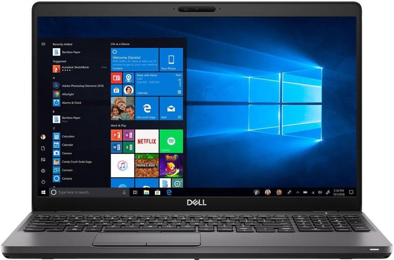 Dell Latitude 5501 15.6" FHD Business Laptop - 9th Gen i7-9850H 6 Core Processor (speeds upto 4.60GHz), 32GB DDR4 Memory, 512GB SSD, WebCam, Windows 10 Pro, Under Dell Warranty until FALL 2022