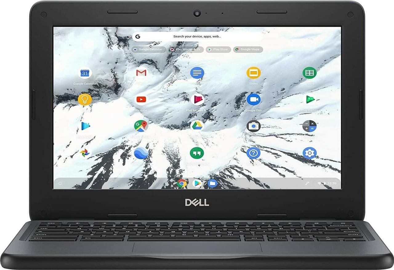 Alt view image 5 of 7 - Dell 3100 Chromebook  - Intel N4000, 4GB RAM, 16GB SSD, Webcam, 802.11AC 2x2 + BT 5.0, ChromeOS (AUE June 2027)