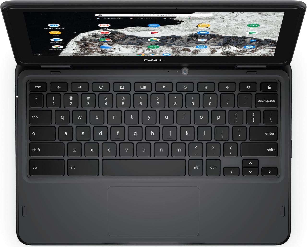 Alt view image 2 of 7 - Dell 3100 Chromebook  - Intel N4000, 4GB RAM, 16GB SSD, Webcam, 802.11AC 2x2 + BT 5.0, ChromeOS (AUE June 2027)