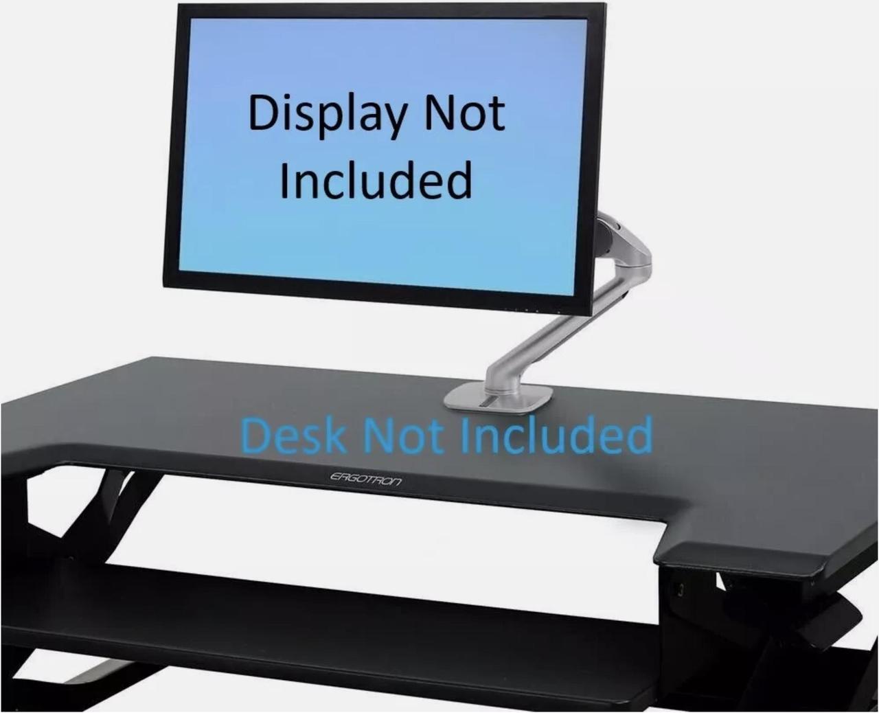 Alt view image 5 of 5 - Ergotron MX Mounting MX mini Desk Mount LCD Arm for Monitor - 24" Screen Support - 8 lb Load Capacity - Polished Aluminum - 45-436-026