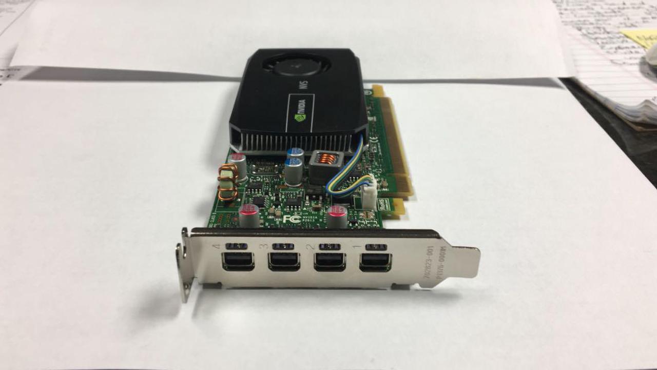 Alt view image 3 of 6 - NVIDIA Quadro NVS 510 2GB DDR3 4-Mini DisplayPort PCI-Express Video Card