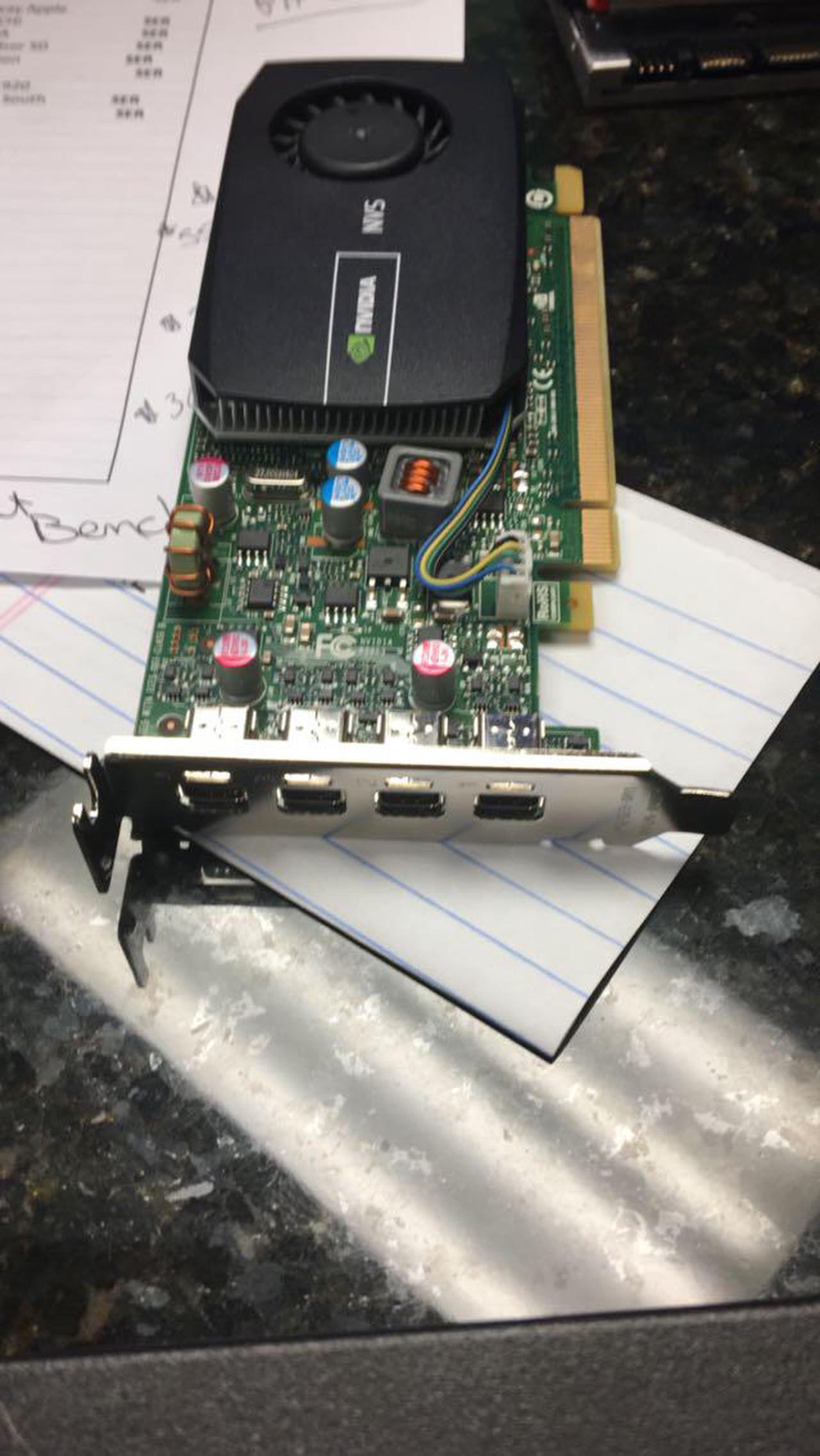 Alt view image 6 of 6 - NVIDIA Quadro NVS 510 2GB DDR3 4-Mini DisplayPort PCI-Express Video Card