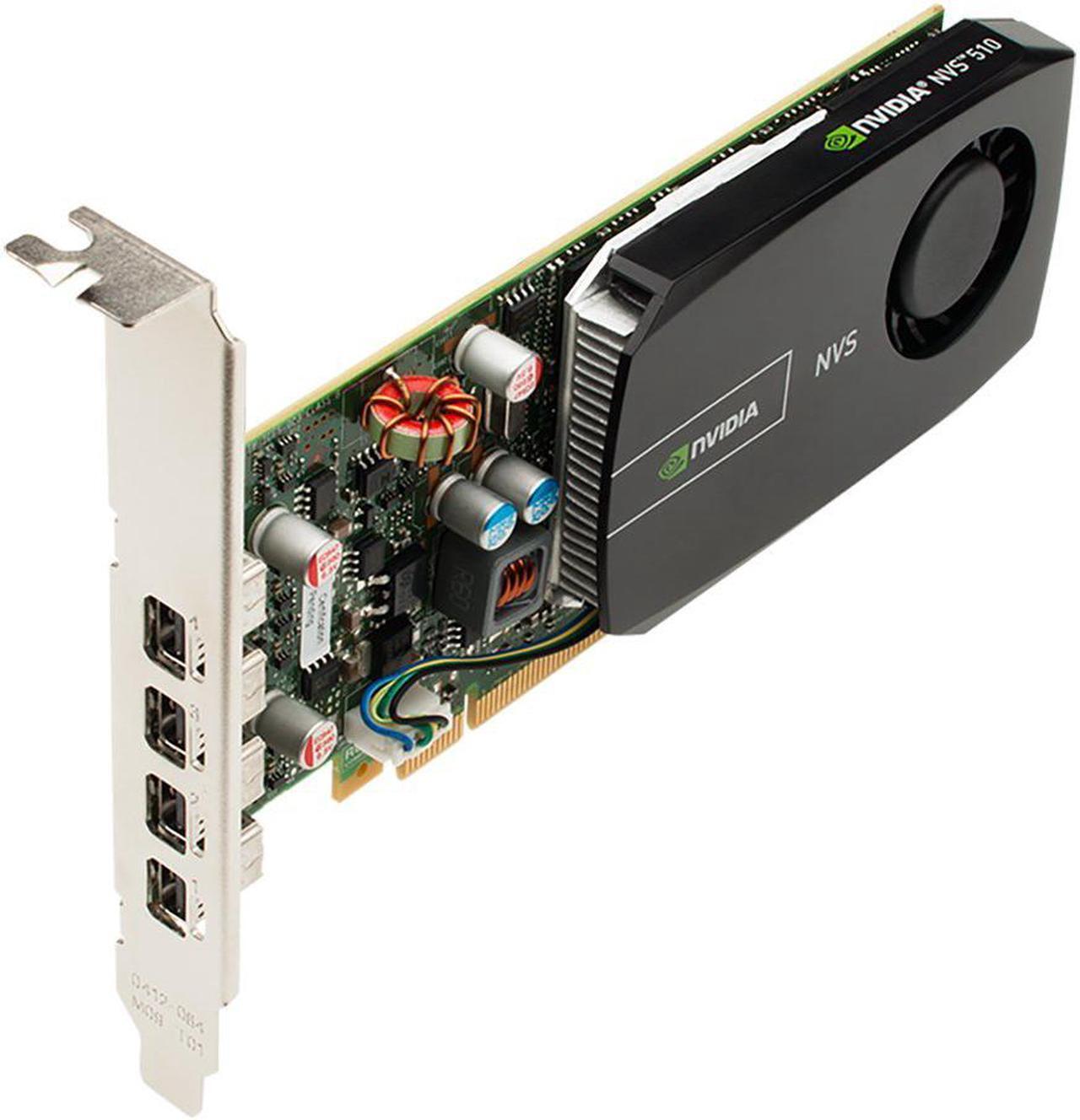 Main image of NVIDIA Quadro NVS 510 2GB DDR3 4-Mini DisplayPort PCI-Express Video Card