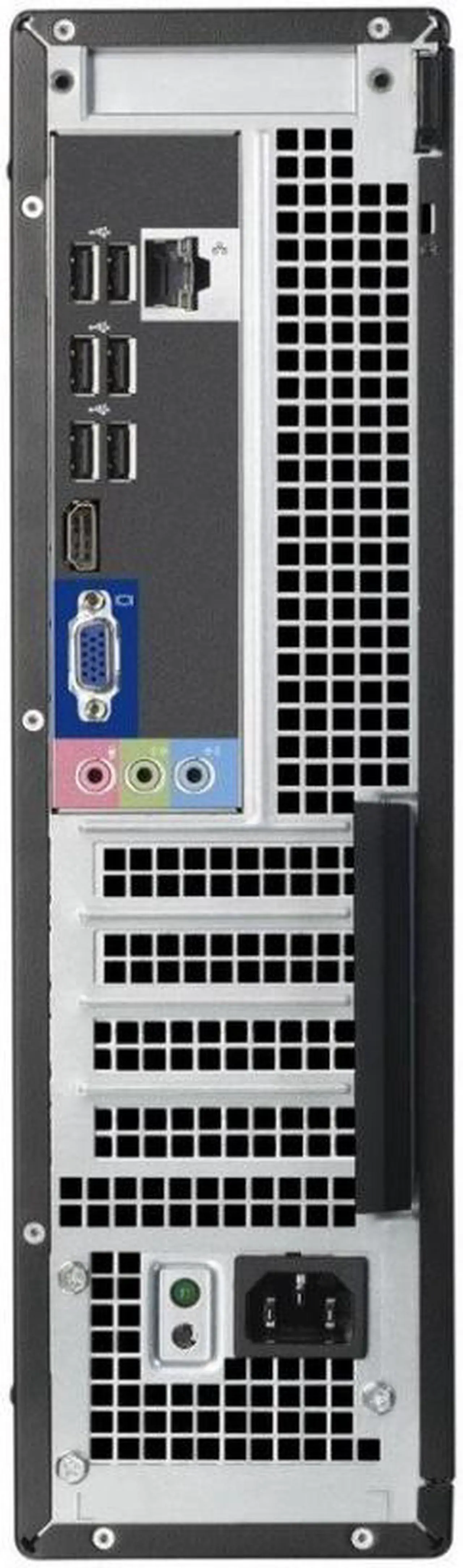Alt view image 2 of 2 - Dell Optiplex 3010 SFF with Intel i5-3470 3.2GHz Quad Core Processor (Turbo up to 3.60 GHz), 4GB Memory, 250GB Hard Drive, DVD Rom, Windows 10 Professional 64-bit installed, Keyboard and Mouse