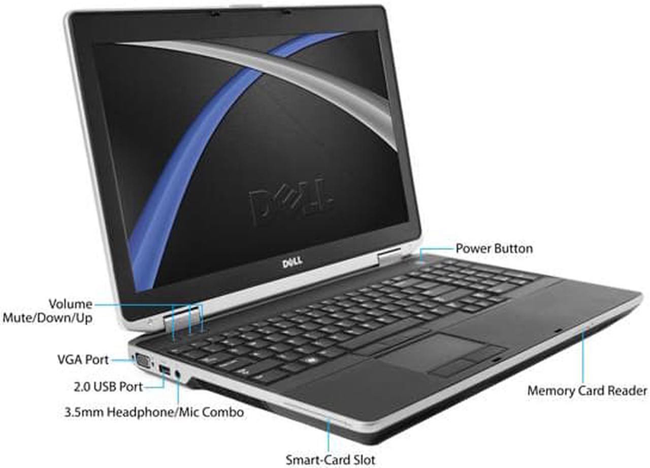 Alt view image 6 of 7 - Dell Latitude E6530 15.6" - Grade A - Intel Core i7-3540M 3.0GHz (turbo up to 3.70GHz), 16GB Ram, 250GB SSD, DVD+/-RW, WebCam, Intel HD Graphics 4000, Windows 10 Professional, 3813167