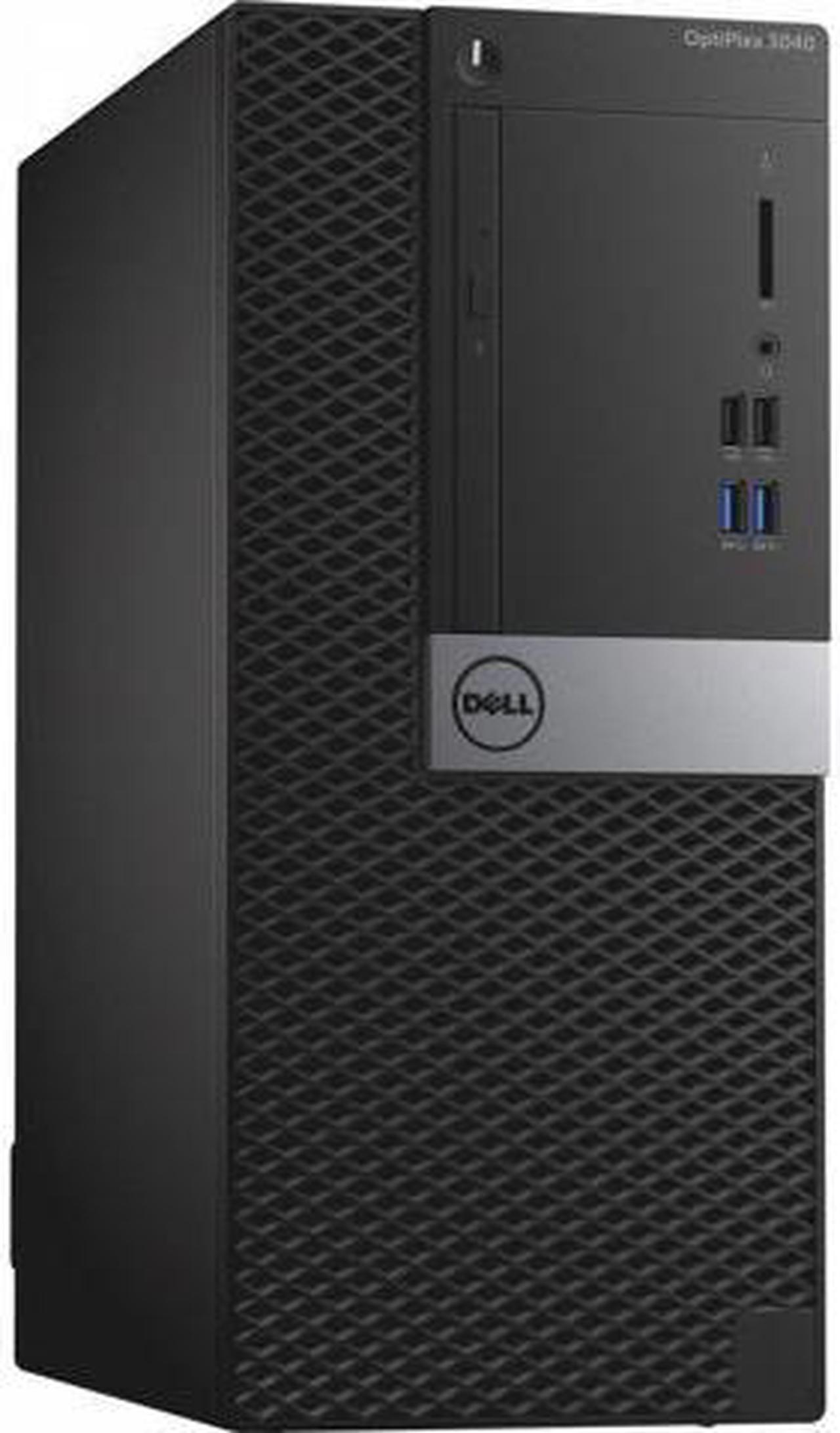 Alt view image 2 of 4 - Dell OptiPlex 3040 Mini-Tower - 6th Gen Intel Core i5-6500 3.20GHz Quad Core Processor (Turbo up to 3.60 GHz), 16GB Ram, NEW 240GB SSD + 500GB HDD, WiFi, DVDRW, Windows 10 Pro, Keyboard & Mouse