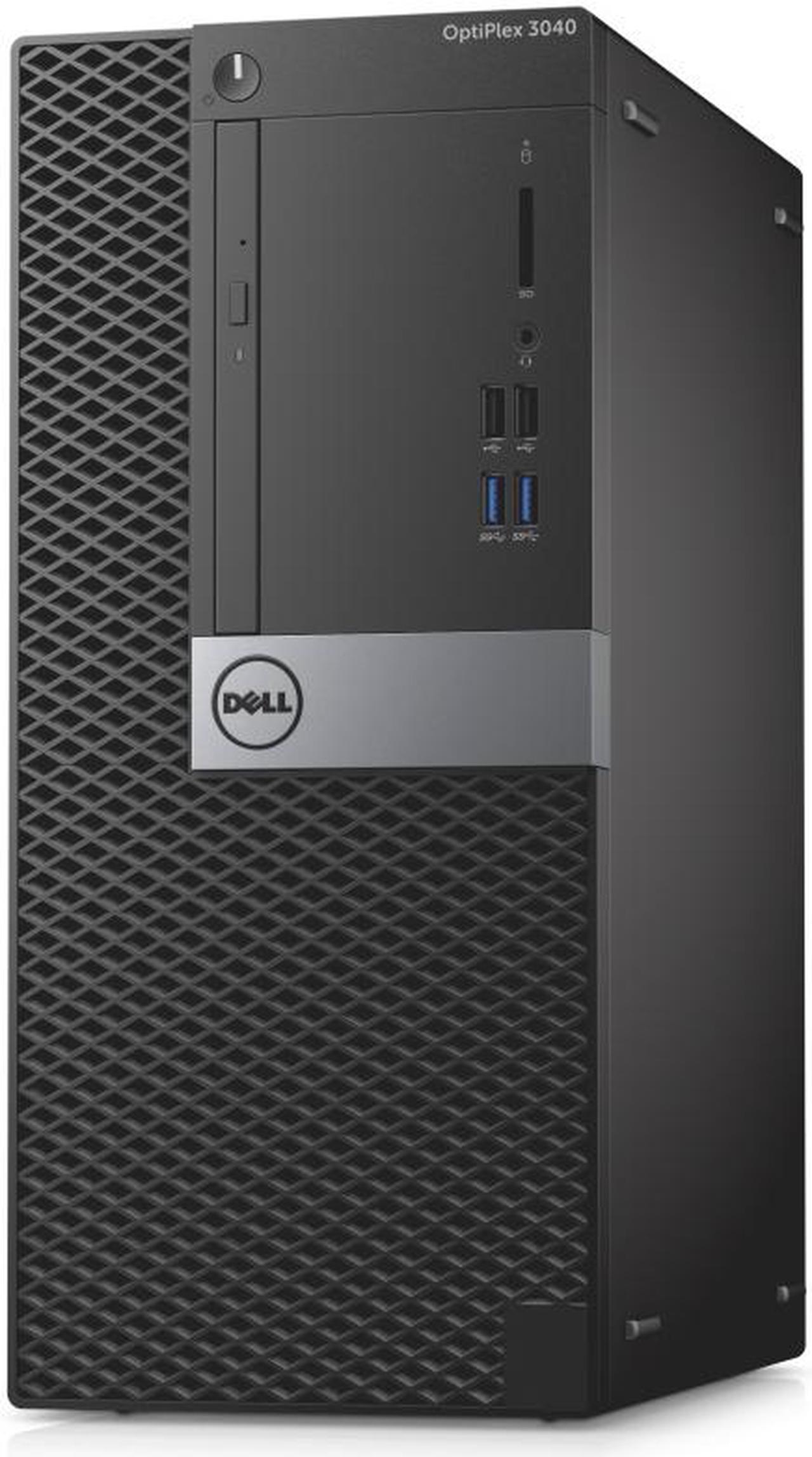 Alt view image 4 of 4 - Dell OptiPlex 3040 Mini-Tower - 6th Gen Intel Core i5-6500 3.20GHz Quad Core Processor (Turbo up to 3.60 GHz), 16GB Ram, NEW 240GB SSD + 500GB HDD, WiFi, DVDRW, Windows 10 Pro, Keyboard & Mouse