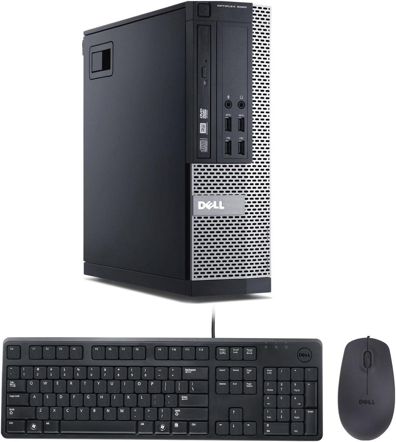 Main image of DELL OptiPlex 9020 SFF Desktop Computer - Grade A - 4th Gen Intel® Core™ i5-4590 3.30GHZ Quad CPU (turbo up to 3.70GHz), 8GB Ram, NEW 240GB SSD, DVDRW, Windows 10 Pro 64-Bit - Keyboard/Mouse