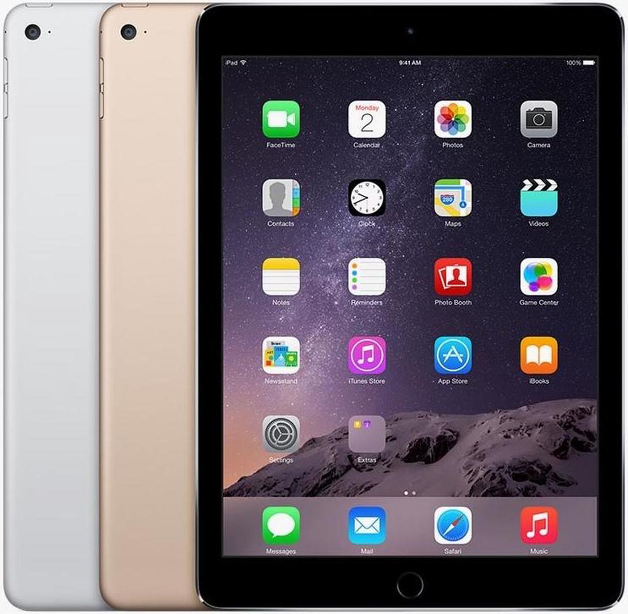 Alt view image 4 of 4 - Apple iPad Air 2 - Grade A - 64GB, Wi-Fi, A1566 MGKL2LL/A Space Gray
