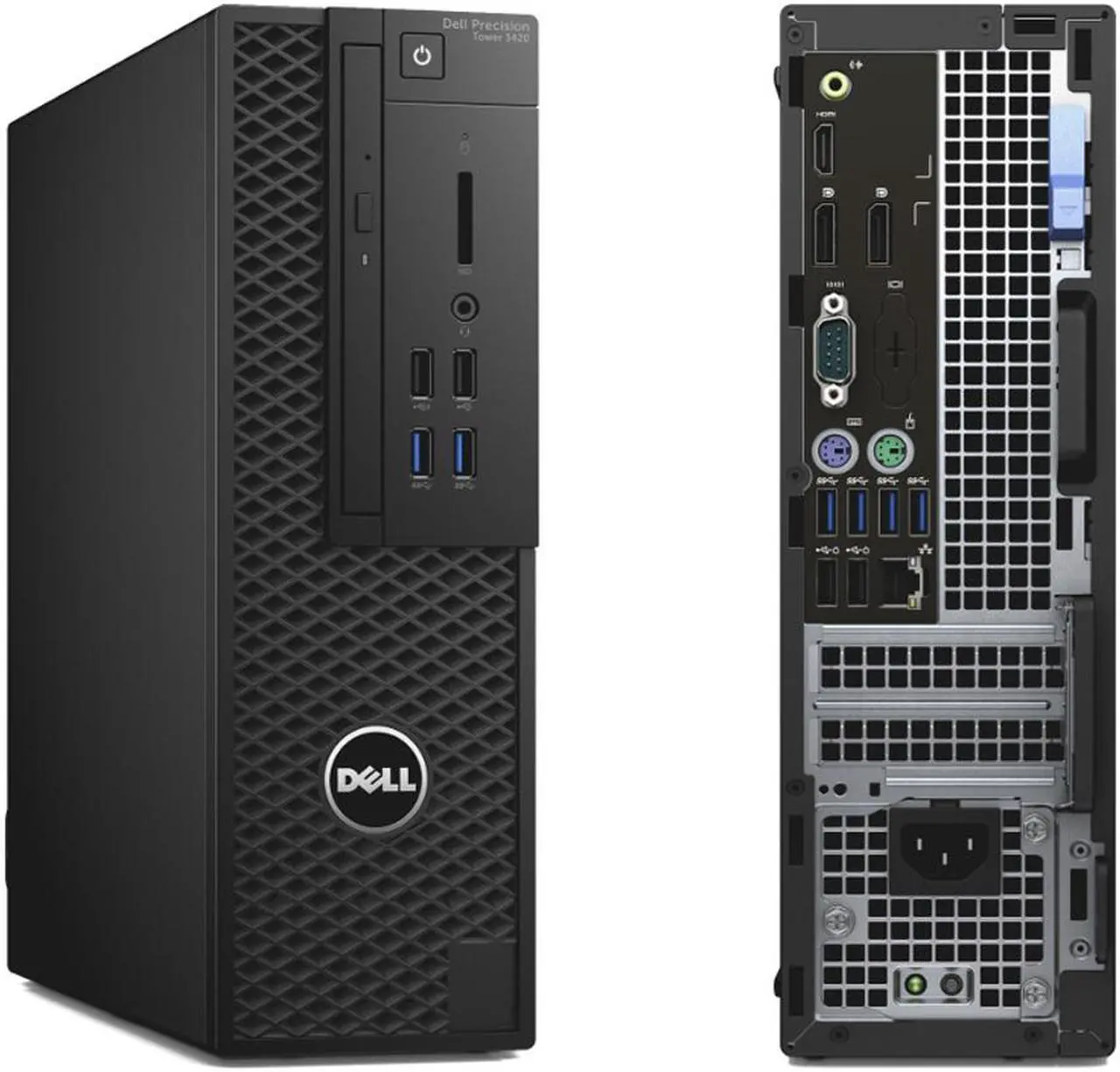 Main image of Dell Precision 3420 SFF WorkStation - 6th Gen Intel Core i7-6700 Quad (Upto 4.00GHz), 8GB DDR4, 480GB SSD, Nvidia NVS 310 1GB 2 DP - Dual Monitor Capable, Windows 10 Pro, Keyboard/Mouse