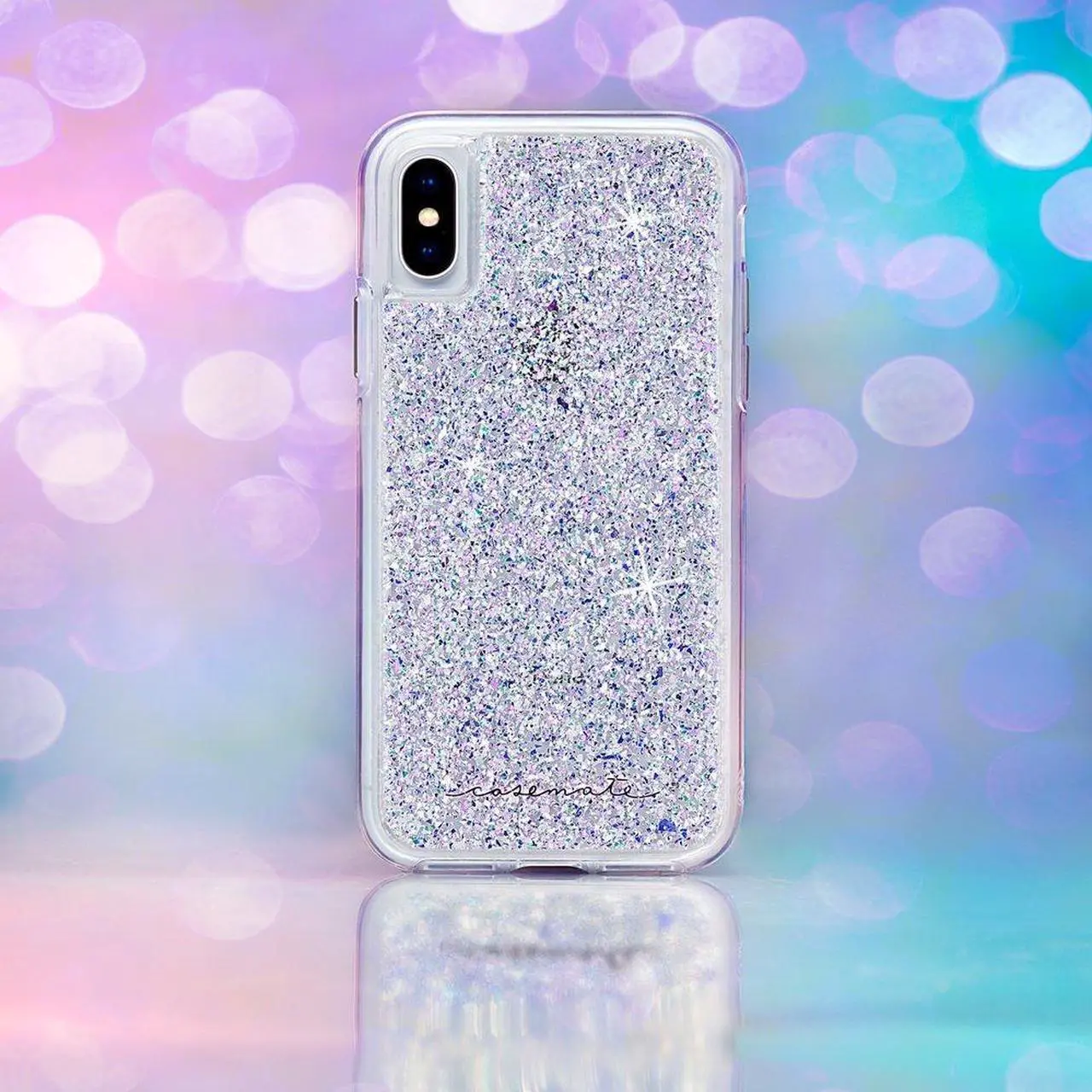 Alt view image 3 of 3 - Case-Mate Twinkle Case for iPhone X/XS in Stardust