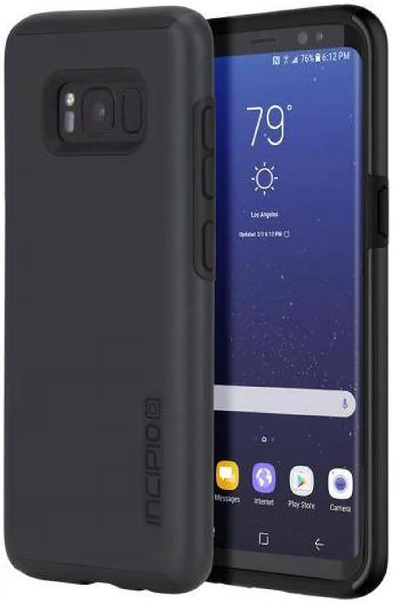 Alt view image 7 of 13 - Incipio DualPro Deep Navy Case for Galaxy S8+ SAMCS15752