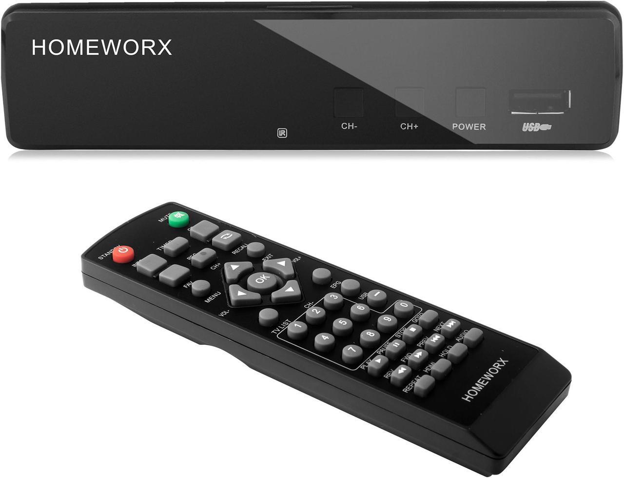 Alt view image 2 of 5 - Mediasonic HomeWorx ATSC Digital Converter Box with Recording | Media Player | TV Tuner Function (HW130STB)