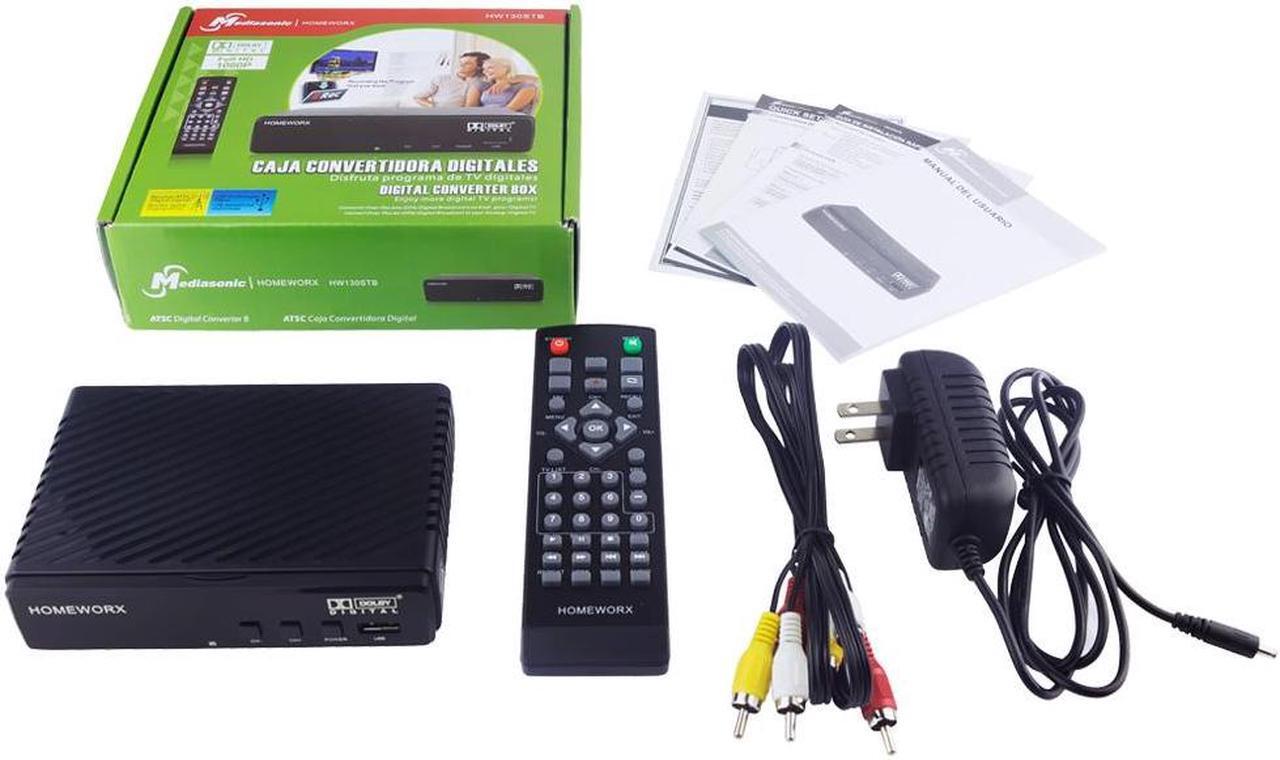 Alt view image 5 of 5 - Mediasonic HomeWorx ATSC Digital Converter Box with Recording | Media Player | TV Tuner Function (HW130STB)
