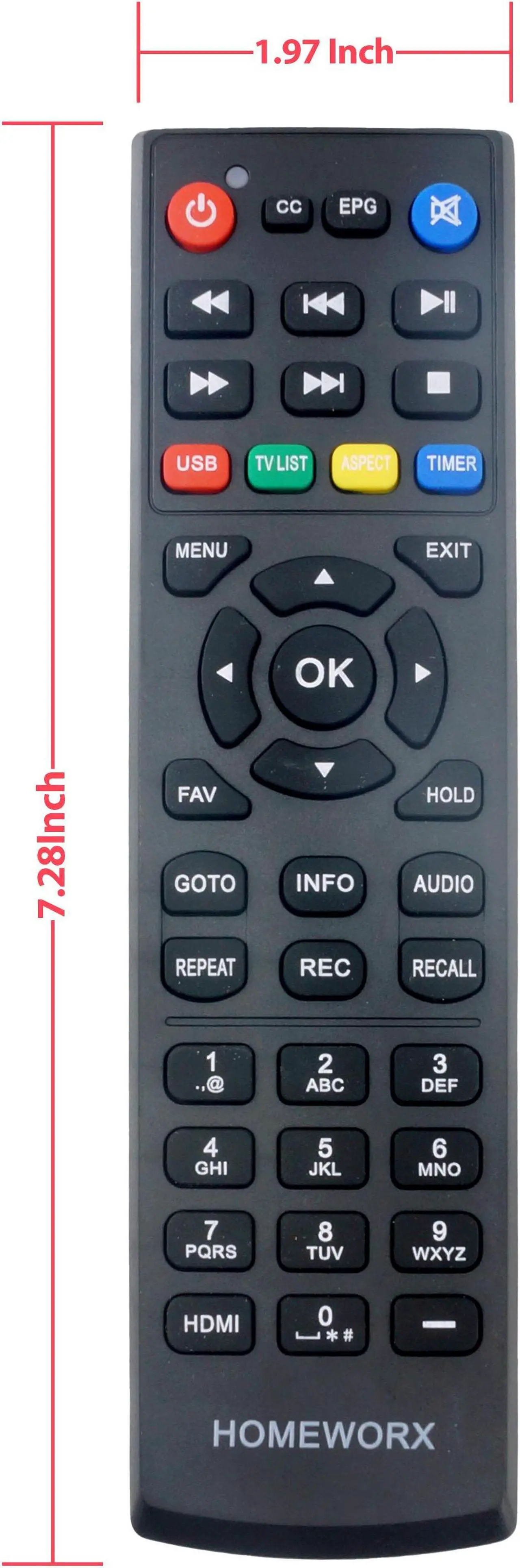 Alt view image 3 of 7 - Mediasonic Digital TV Converter Box Dongle, ATSC Digital Converter Box with TV Tuner, TV Recording, USB Multimedia Function, 1080P HDMI Output, Clear QAM by Mediasonic HomeWorx (HW135STB)