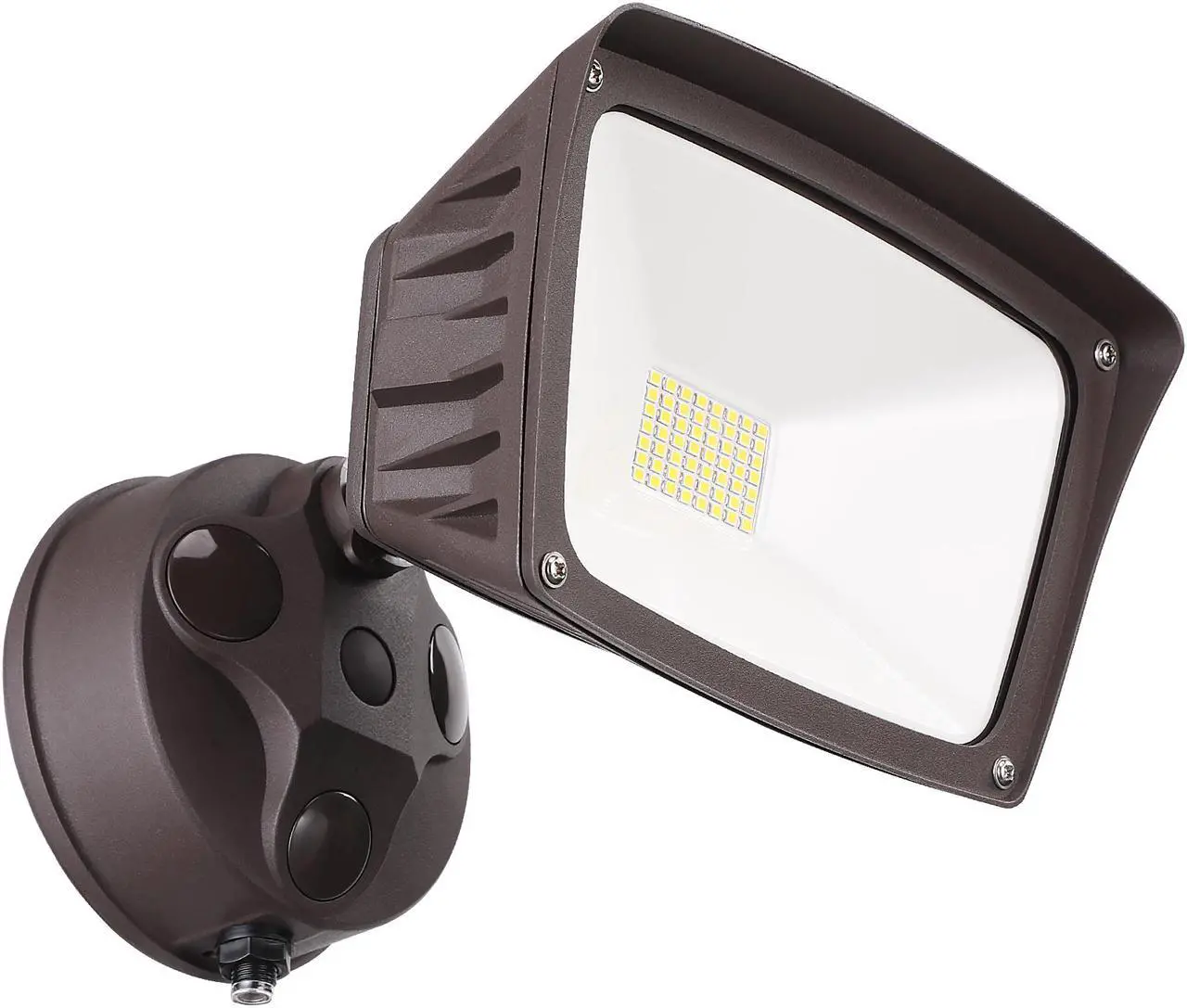 Main image of LEONLITE LED Outdoor Flood Light, Dusk-to-Dawn (Photocell Included), 3400lm, Waterproof Security Floodlight, ETL-Listed Exterior Lighting for Yard, 5000K Daylight