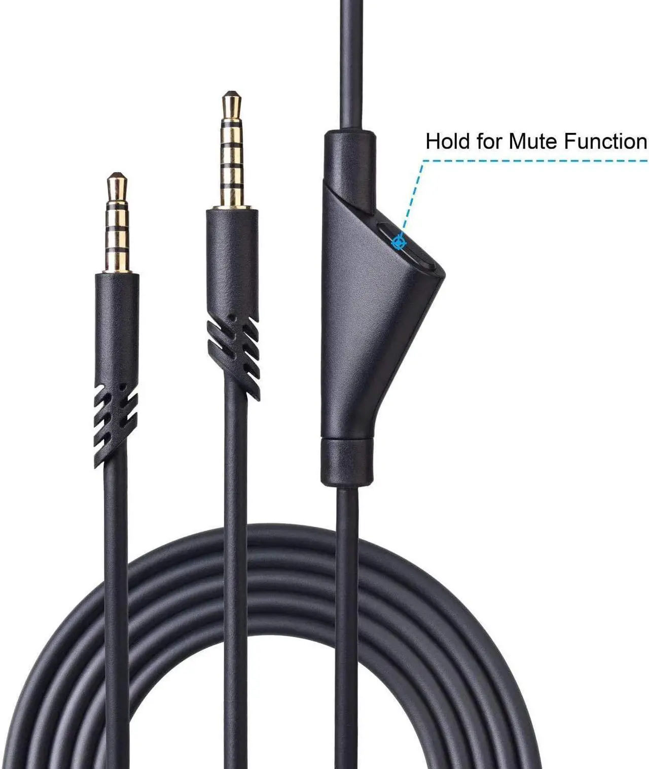 Alt view image 7 of 7 - YARENKA Replacement Astro A10 A40 Cable - 2.0M Astro A40 TR Inline Mute Cable Cord for Astro A10/A40 Gaming Headsets Xbox One PS4 PS5 Controller Headphone Audio Extension Cable 6.5 Feet Black