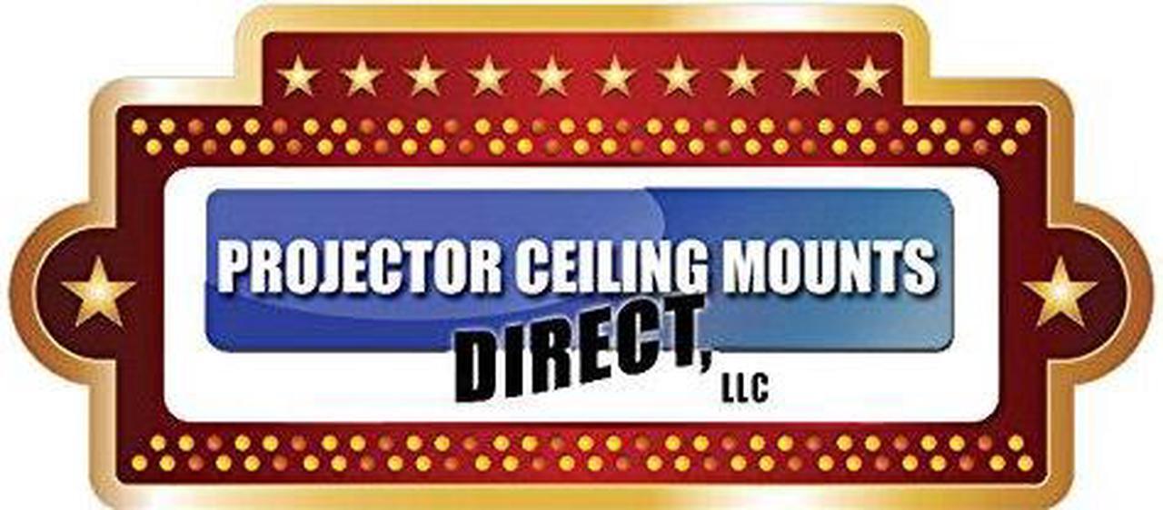 Alt view image 4 of 4 - PCMD, LLC. Projector Ceiling Mount Compatible with Epson EX3220 EX3240 EX5220 EX5230 EX5240 EX5250 Pro (4-Inch Extension)