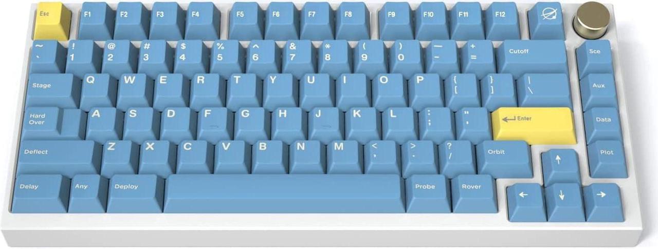 Alt view image 6 of 7 - DROP + MiTo GMK Godspeed Custom Keycap Set - Doubleshot Cherry Profile - Compatible with Cherry-MX Style Stems & Layouts: 60%, 65%, 75%, TKL, 100% Mechanical Keyboards (Columbia Kit)