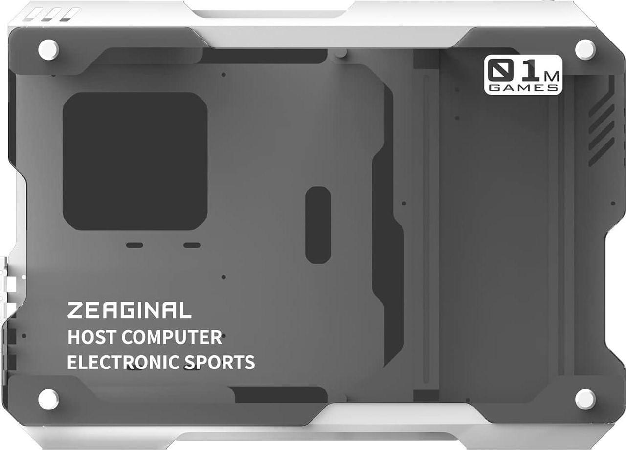 Alt view image 2 of 6 - ZC-01M Open Micro-ATX Case (Silver)