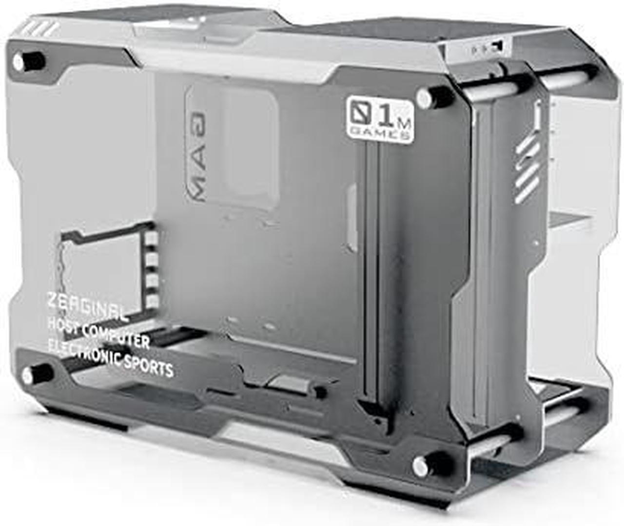 Alt view image 4 of 6 - ZC-01M Open Micro-ATX Case (Silver)