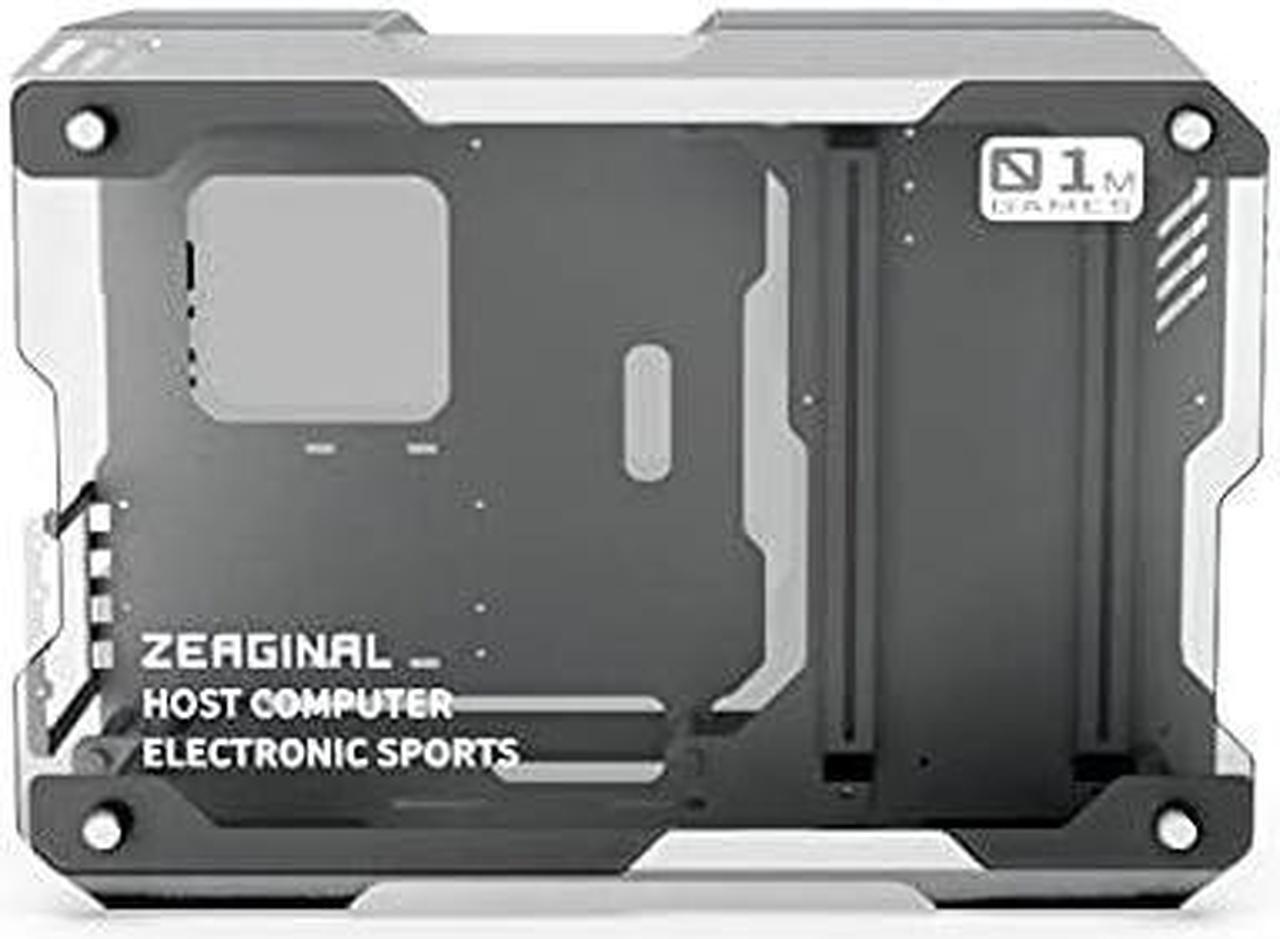 Alt view image 5 of 6 - ZC-01M Open Micro-ATX Case (Silver)