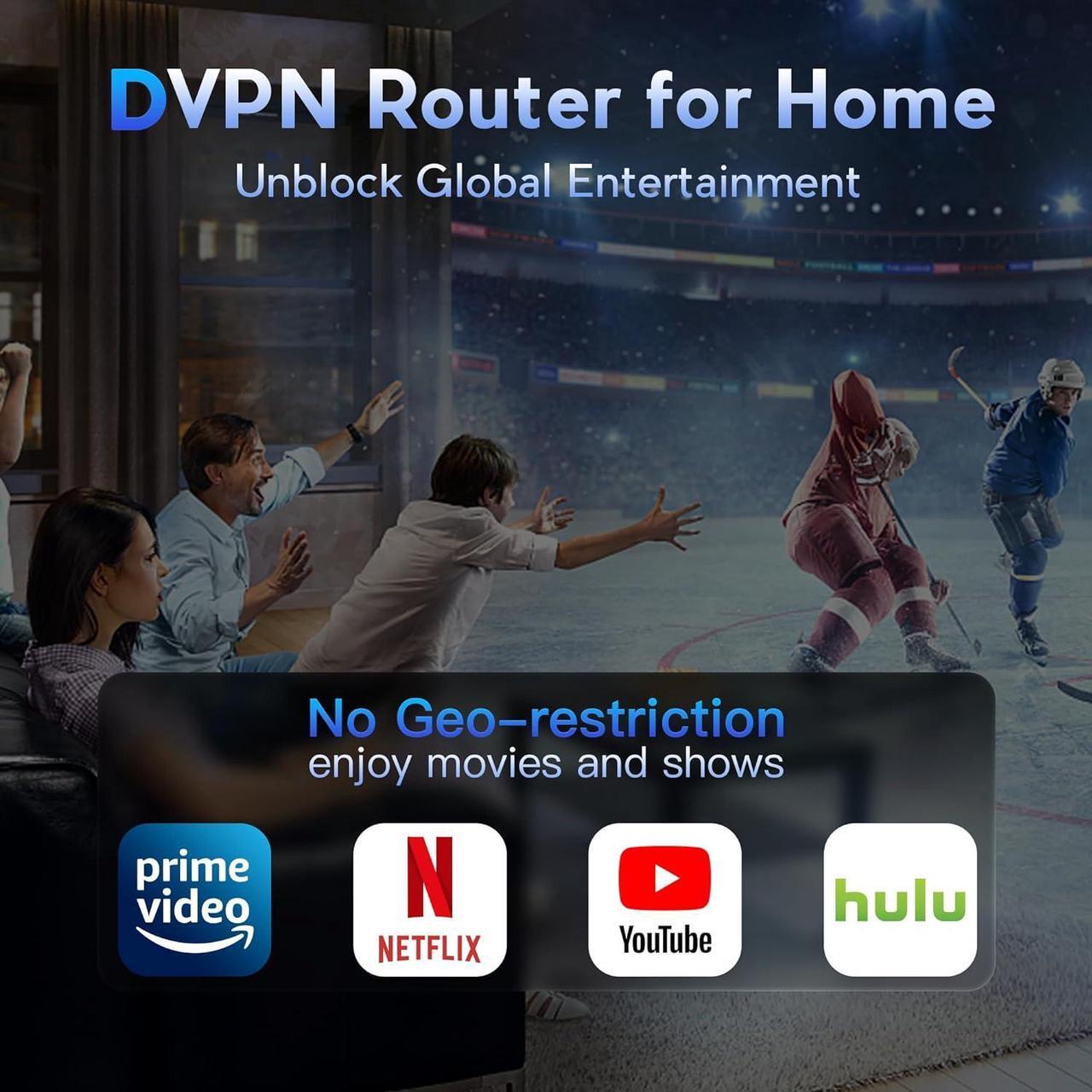 Alt view image 3 of 7 - Deeper Connect SE with Deeper Cooling Base, Lifetime Free Decentralized VPN Router for Home Business Travel, Cybersecurity/Hardware VPN/Home Wi-Fi Router/App-relocator's geo-Relocation