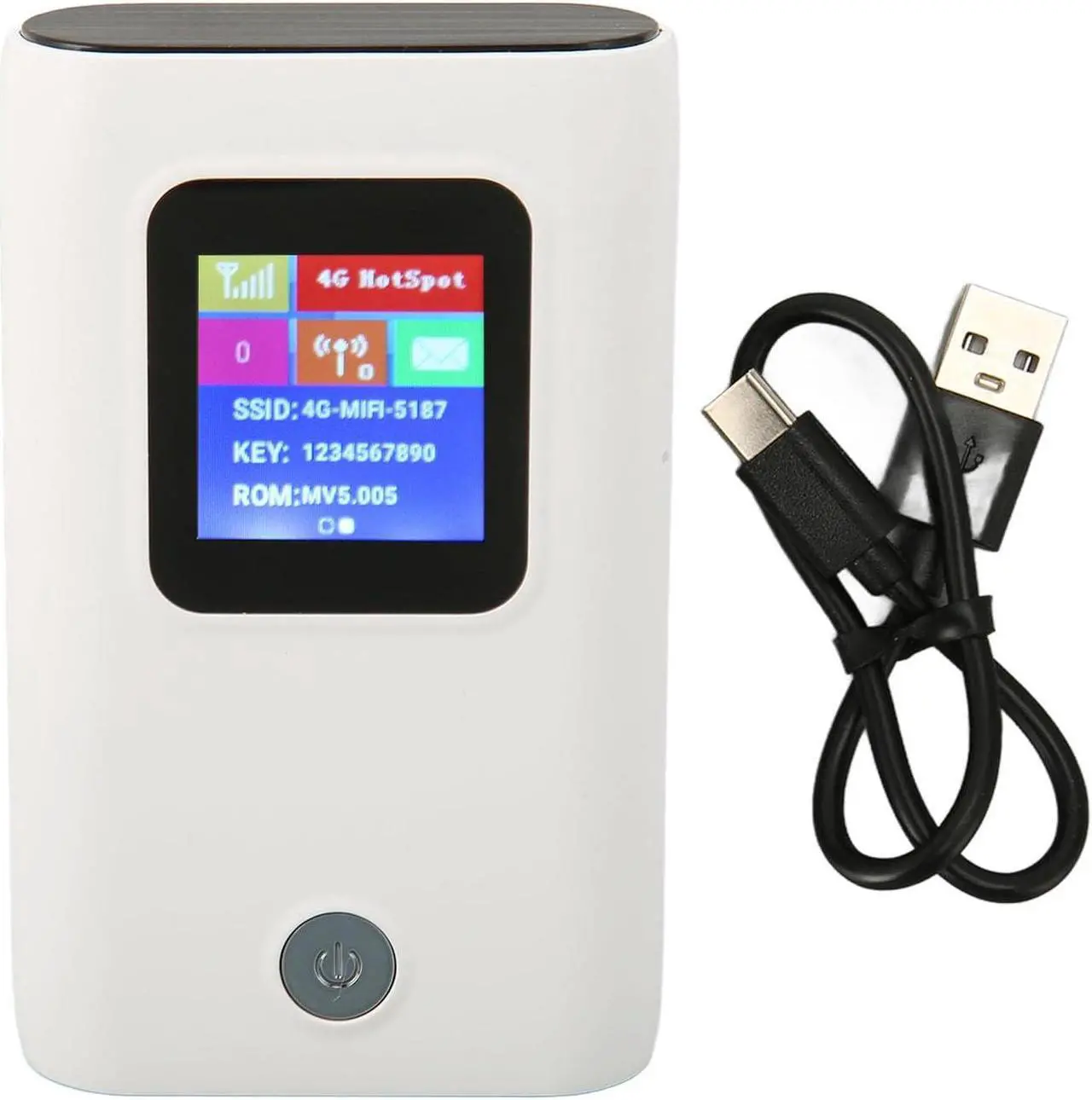 Alt view image 6 of 7 - Mobile WiFi Router, Nano SIM Card Slot WPA WPA2 Encryption 300Mbps Mobile WiFi Hotspot for Europe Region
