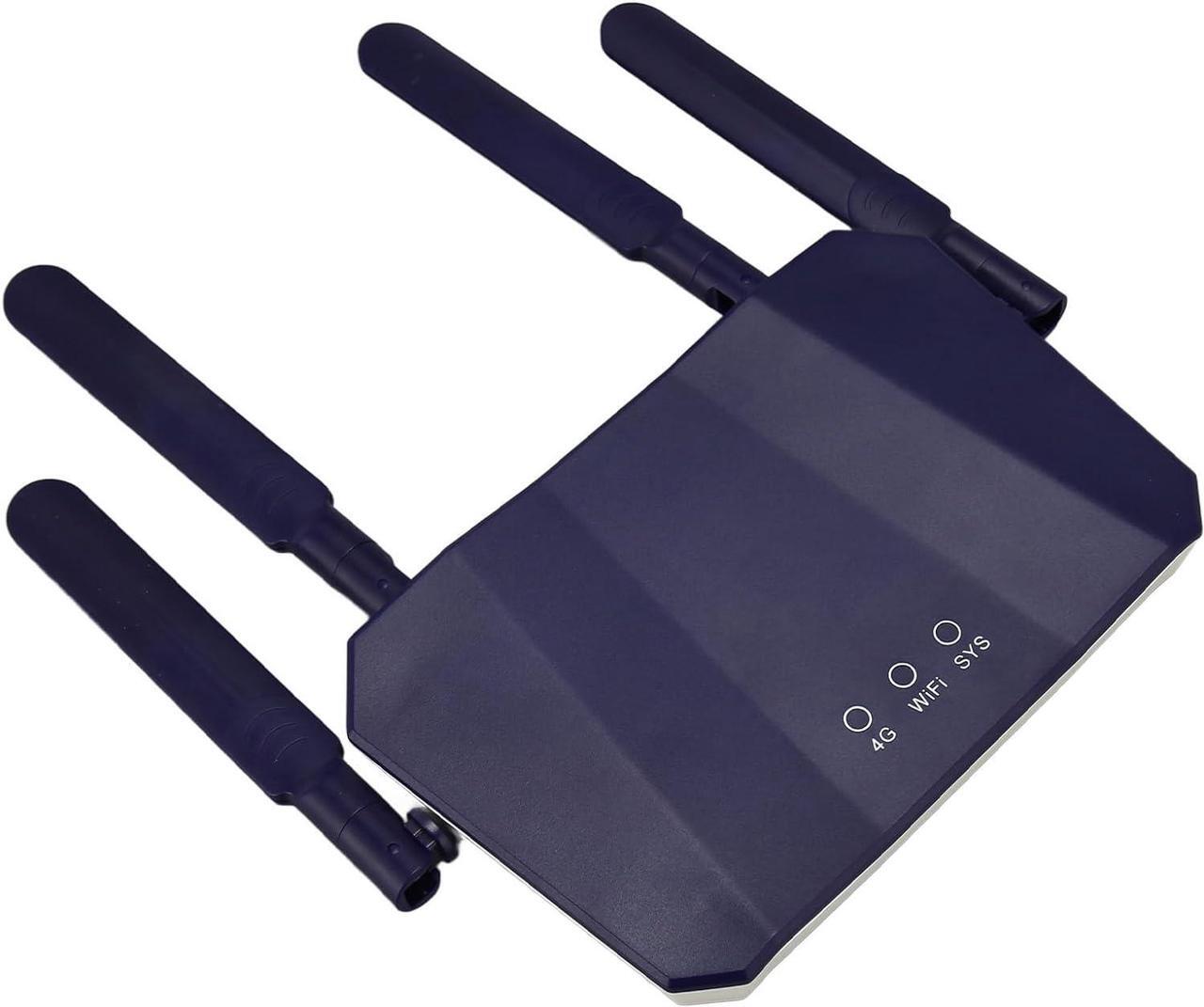 Alt view image 2 of 7 - Unlocked 4G LTE WiFi Modem Router with SIM Card Slot, 300Mbps 4G LTE Cat 4 Router, 2.4G Wireless Internet Router with 5 DBi High Gain Antennas, Supports 4G Band 1 3 5 7 8 20 28