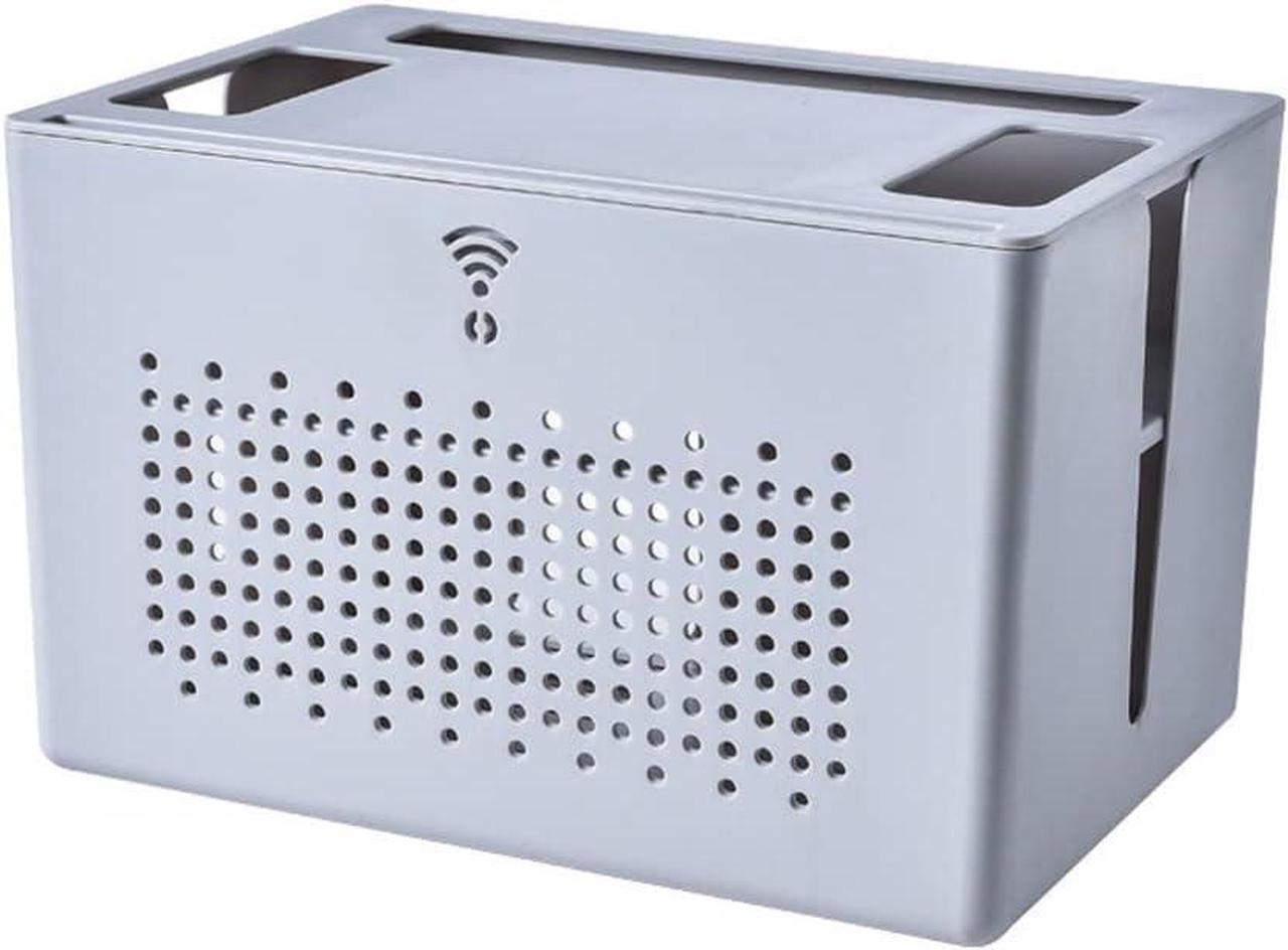 Main image of YUEYOULII WiFi Router Storage Box, Household Cable Management Boxes, Router Decorative Box, Cord Organizer Box, Living Room Decorative Box (Color : A)