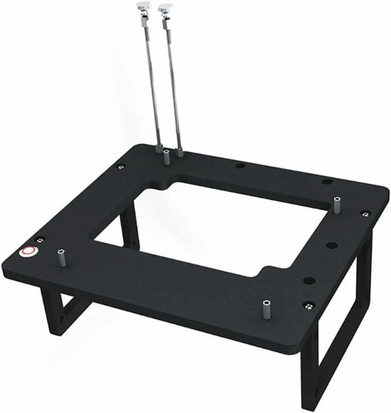 Main image of EDIY Open Air ITX PC Frame Test Bench Aluminum Computer Case Air Cool Overclocking DIY Support SFX Power Supply Graphics Card Black