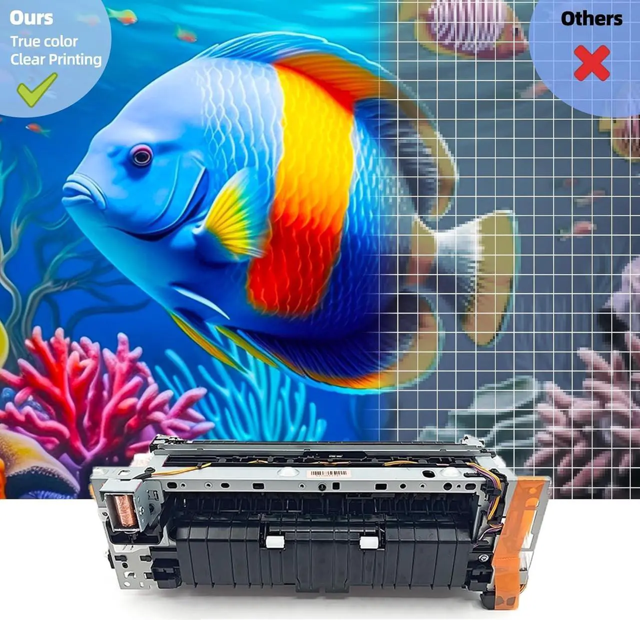 Alt view image 6 of 7 - RM2-6418-000CN RM2-6460-000CN Duplex Models Fuser Unit for Color Laserjet Pro M377dw M452dn M452dw M452nw M454dn M454dw M455dn M477fdn M477fdw M479fdn M479fdw (110V)