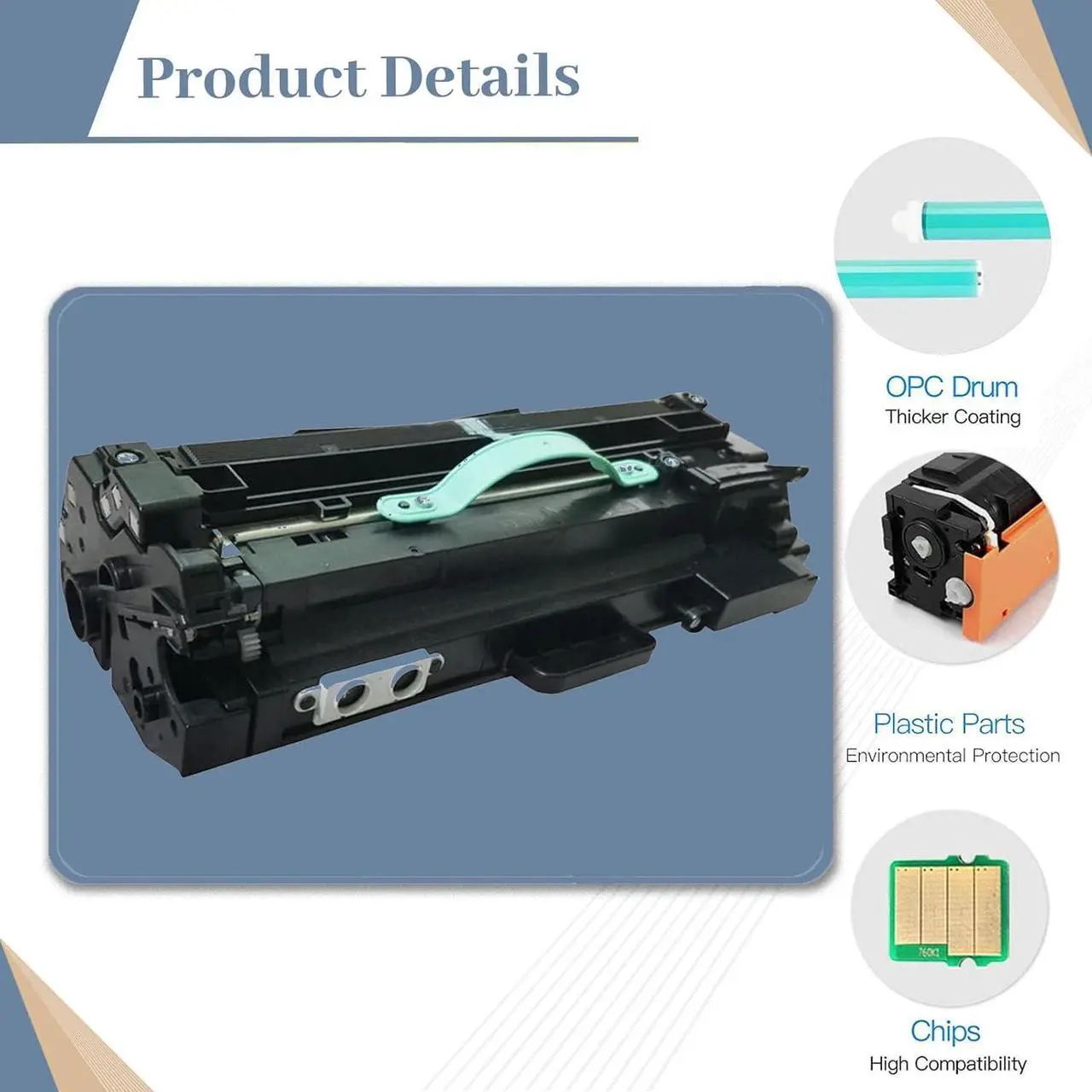 Alt view image 4 of 7 - MLT-R304 Drum Unit Compatible for Samsung ProXpress M4530ND M4530NX M4583FX Printer High-Yield 80,000 Pages