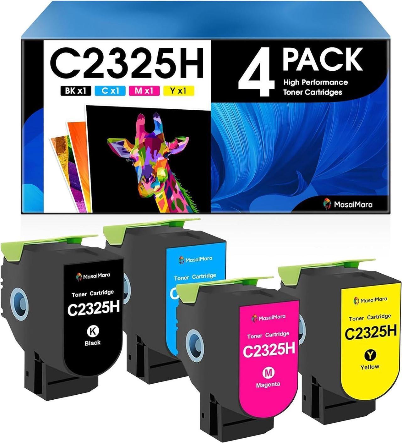 Main image of MasaiMara Compatible Toner Cartridges Replacement for Lexmark C231H C2325H for Lexmark C2325dw C2425dw C2535dw MC2640adwe MC2535adwe MC2425adw MC2325adw Printer (Black Cyan Magenta Yellow, 4-Pack)