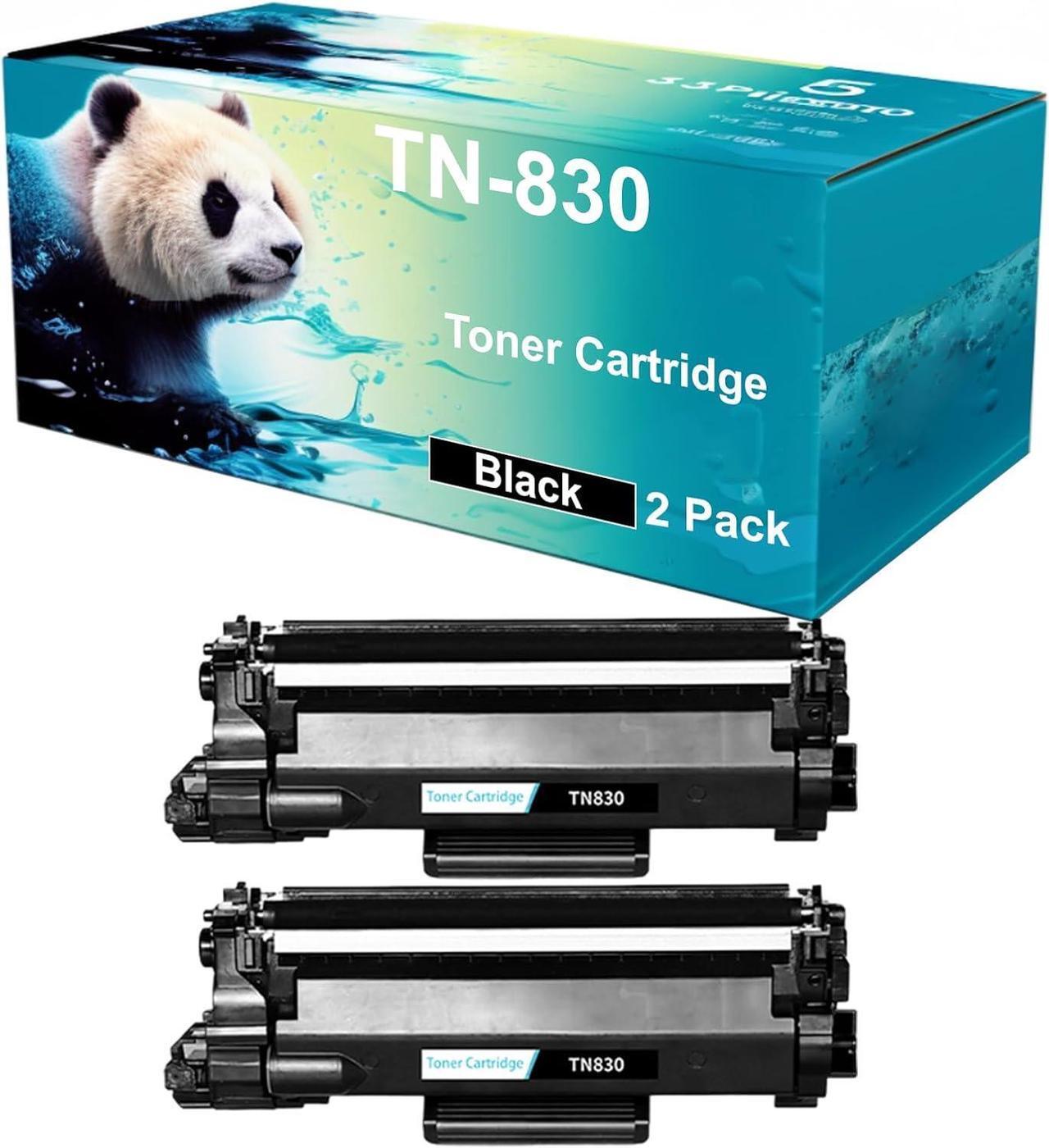 Main image of Compatible Toner Cartridge for Brother HL-L2400D HL-L2405W HL-L2420DW HL-L2460DW HL-L2465DW HL-L2480DW DCP-L2640DW MFC-L2760DW Printer - Replacement for TN-830 TN830 Toner Cartridge (Black 2Pack)
