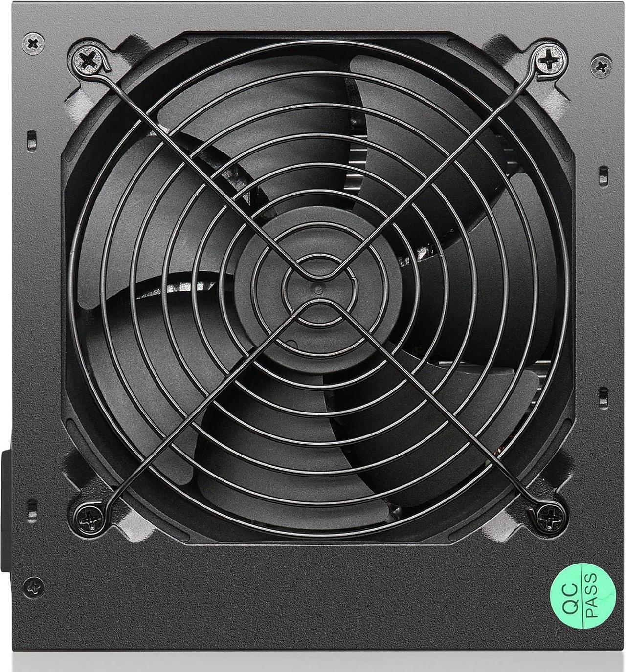 Alt view image 2 of 7 - 800W Power Supply 80 Plus Gold PSU Standard ATX Computer Power Supplies Non Modular Build-in 120MM Ultra-Quiet FDB Fan with 115/230V Switch for Desktop Gaming PC Server