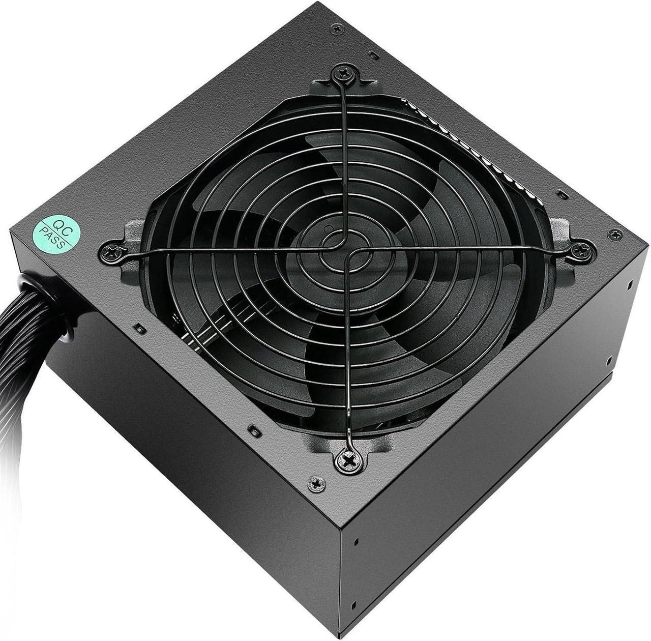 Alt view image 4 of 7 - 800W Power Supply 80 Plus Gold PSU Standard ATX Computer Power Supplies Non Modular Build-in 120MM Ultra-Quiet FDB Fan with 115/230V Switch for Desktop Gaming PC Server