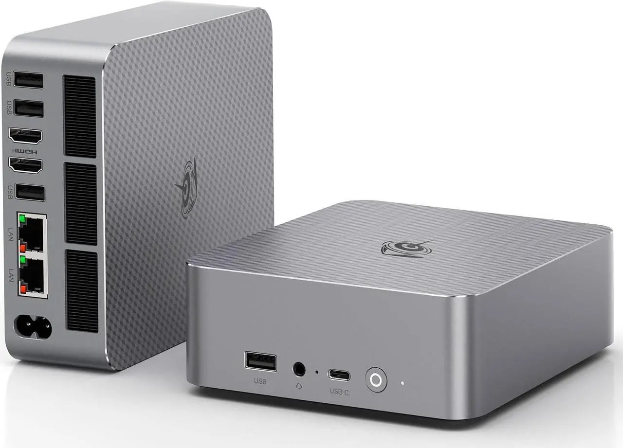 Main image of Beelink EQR6 Mini PC, AMD Ryzen 6600H (6C/12T, Up to 4.5GHz), 16GB DDR5-4800MHz 500GB PCle 4.0 SSD, Mini pc Support Dual 1000M LAN, Ultra-Quiet, Built-in Power Supply, Home/Office Desktop Computer
