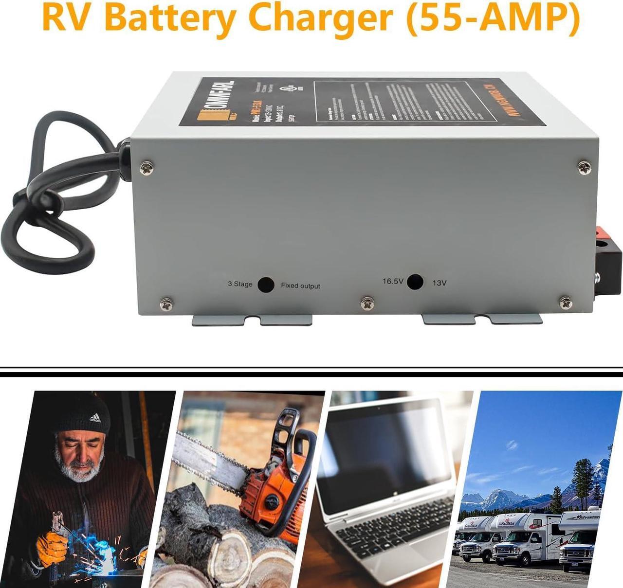 Alt view image 4 of 7 - RV Converter | Multiple Capacities | RV Power Converter | RV Battery Charger (55-AMP)