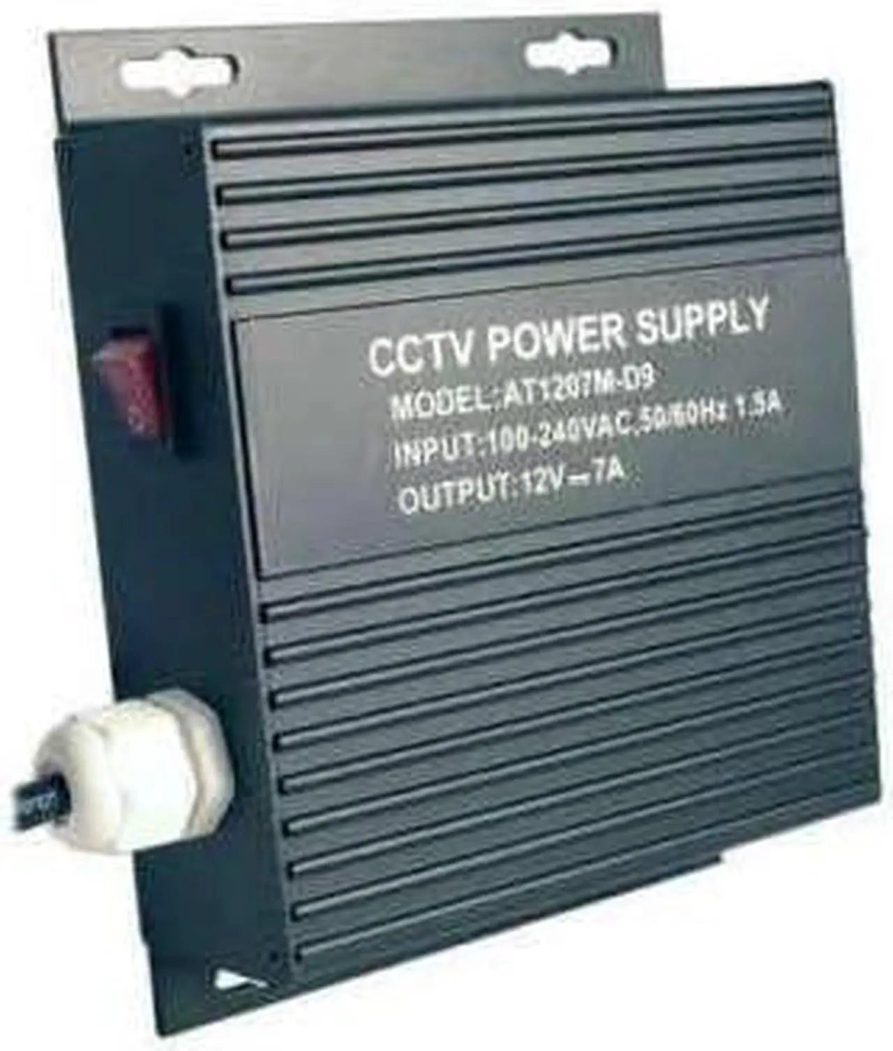 Main image of DV-AT1207M-D09 9 Port PTC Protected Wall Mount Power Supply 12V DC 7Amp