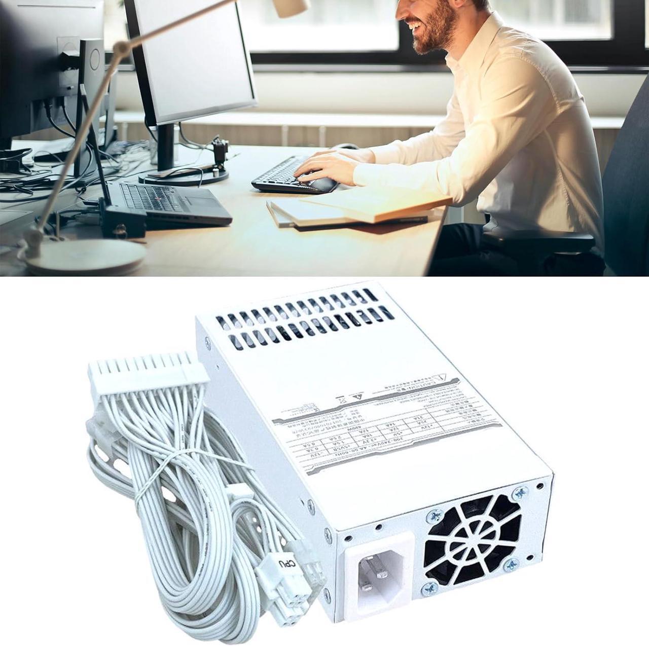 Alt view image 2 of 7 - 400W Module Full Module 1U PC Power Supply with Intelligent Noise Reduction and Easy Cable Routing Space Saving
