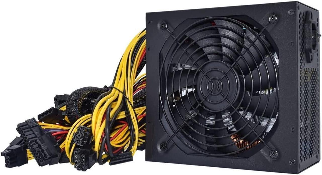 Main image of BIK BTC Mining Power Supply Source 1800W 2000W 2400W PSU 160V-240V ATX 8 GPU Graphic Video Card Support ETH Ethere Bitcoin Miner Rig(110-220V 2400W US)