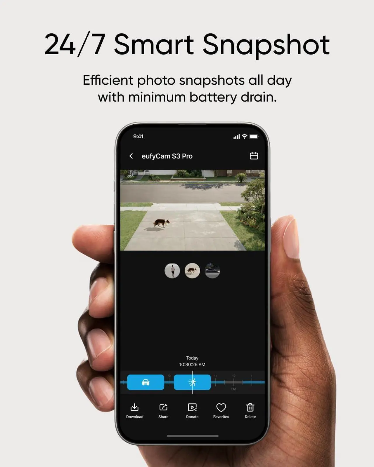 Alt view image 7 of 7 - eufy Security eufyCam S3 Pro Add-on Camera, Solar Camera Outdoor Wireless, MaxColor Night Vision, 4K Security Camera with Solar Panel, Face Recognition AI, Expandable Local Storage, No Monthly Fee