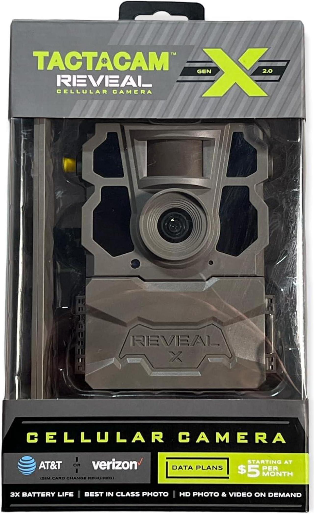 Alt view image 6 of 6 - TACTACAM Reveal X Gen 2.0 LTE Cellular Trail Camera + 32GB SD Card + Lipo Lithium Battery Pack (2 PK)