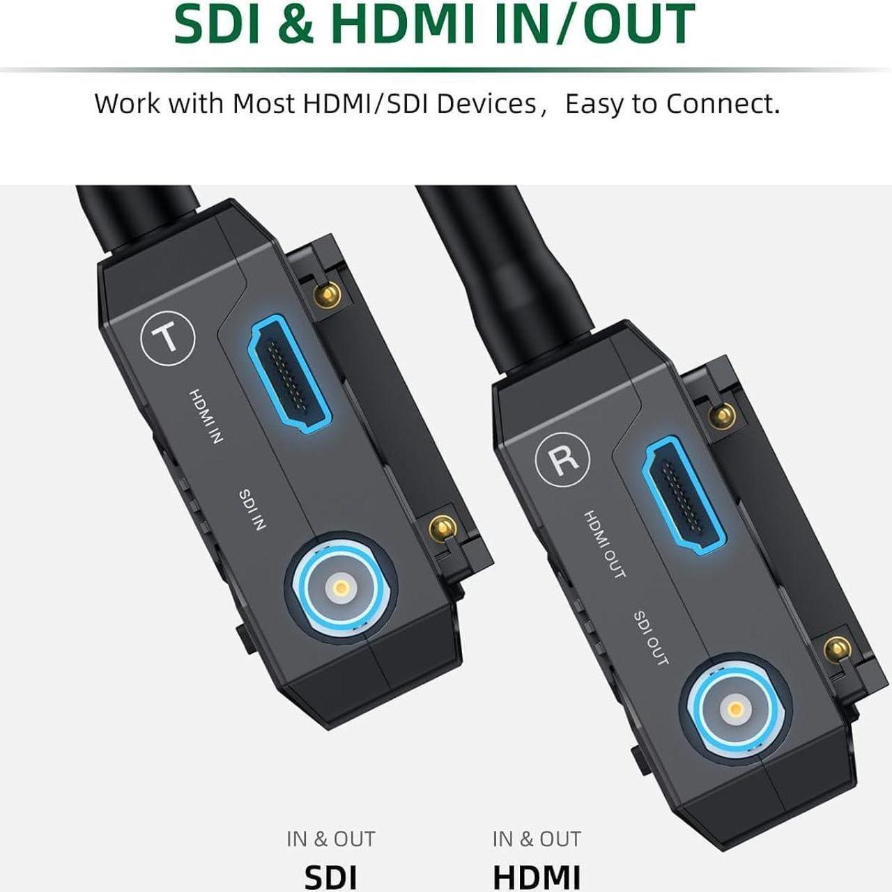Alt view image 3 of 7 - Accsoon CineView SE Multispectrum Wireless HDMI&SDI Video Receiver, 2.4GHz+ 5GHz Dual-Band Transmission, Range of 1200 ft/350m, Latency 0.05s&1080P FHD, Easy to Use-Receiver Only