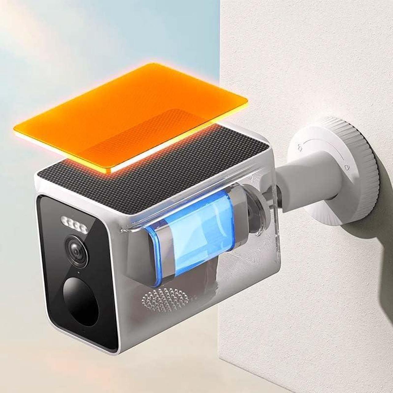 Alt view image 3 of 7 - Xiaomi Solar Outdoor Camera BW400 Pro Set, 10000mAh High-Capacity Battery, 132° FOV, Multi-Level Data encryption, IP66 Rating, 2.5K Ultra-Clear Night Vision, AI Detection, White